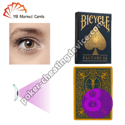 Pabrik Sepeda 52 Infrared ditandai kartu bermain Ultimate Poker Keuntungan