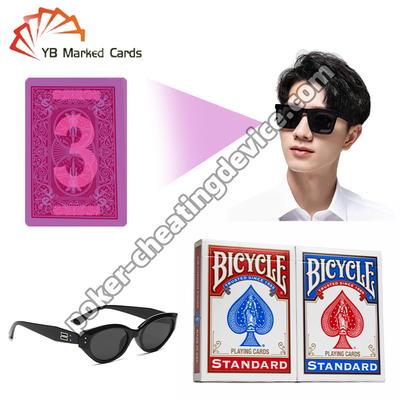 Kartu Poker Bertanda Inframerah Belakang Pengendara Sepeda dengan Teknologi Curang Tak Kasat Mata