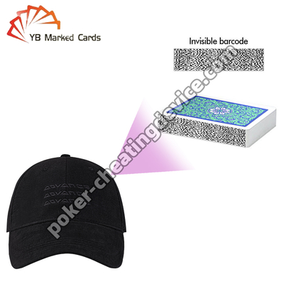 Cap Poker Card Scanner - Hidden Infrared Scanner untuk kartu yang ditandai