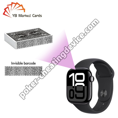 Apple Watch Poker Cheat Card Scanner untuk Barcode yang ditandai kartu