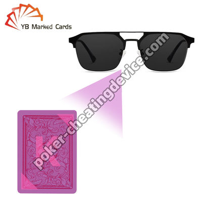 Poker Cheat Kacamata dengan Deteksi Segera, Desain Tidak Terdeteksi untuk Semua Kartu Infrared Ditandai