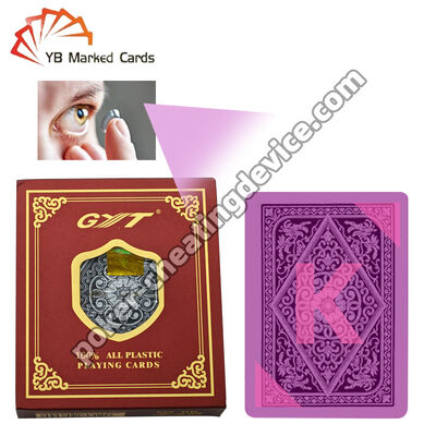 Gyt Kembali ditandai kartu dengan Invisible Infrared Merah Tinta