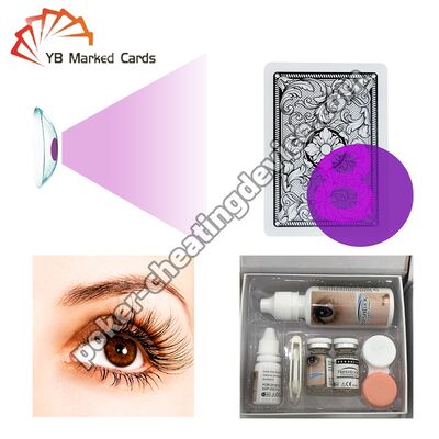 Lensa kontak sinar-X untuk melihat kartu yang ditandai dalam kartu curang