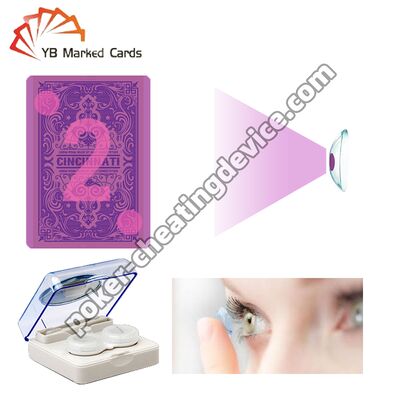 Lensa Kontak Penanda Kartu Untuk Melihat Melalui Kartu Poker