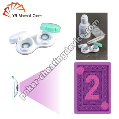 Lensa Kontak Tinta Invisible UV untuk Melihat Melalui Kartu yang Ditandai