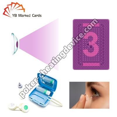 Lensa Kontak Kartu Poker yang Ditandai untuk Melihat Melalui Kartu Remi